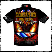 NEW!! Lone Star Outlaws Racing Team / Crew Shirts Back View