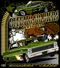 NEW !! Buffalo Racing Team Drag Racing T Shirts