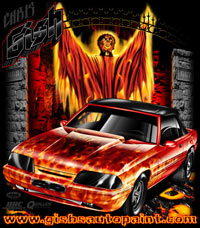Chris Gish Automotive Paint Business Shirt