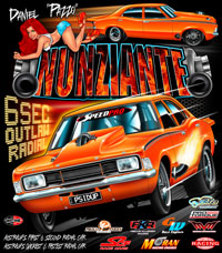 NEW !! Daniel Pazzo Nunziante Australian Six Second Outlaw Drag Radial PSIDUP Motorsports Drag Racing T Shirts